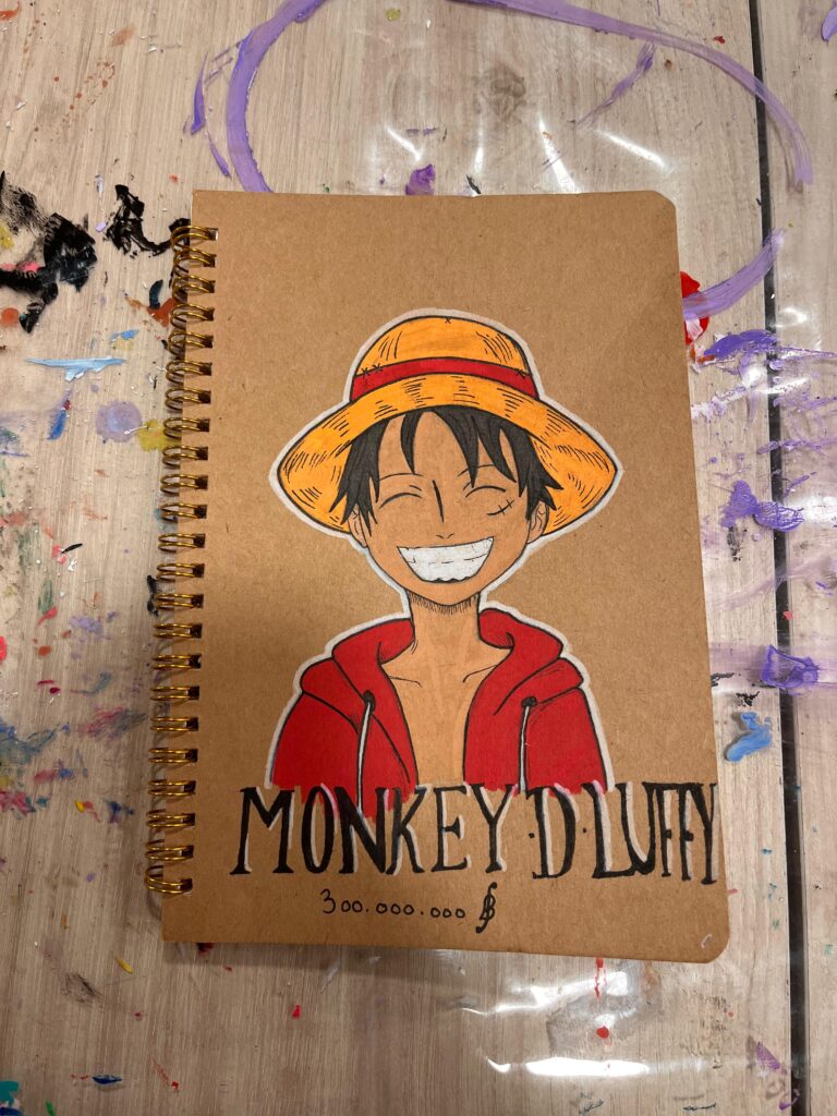 Painting on Notebook